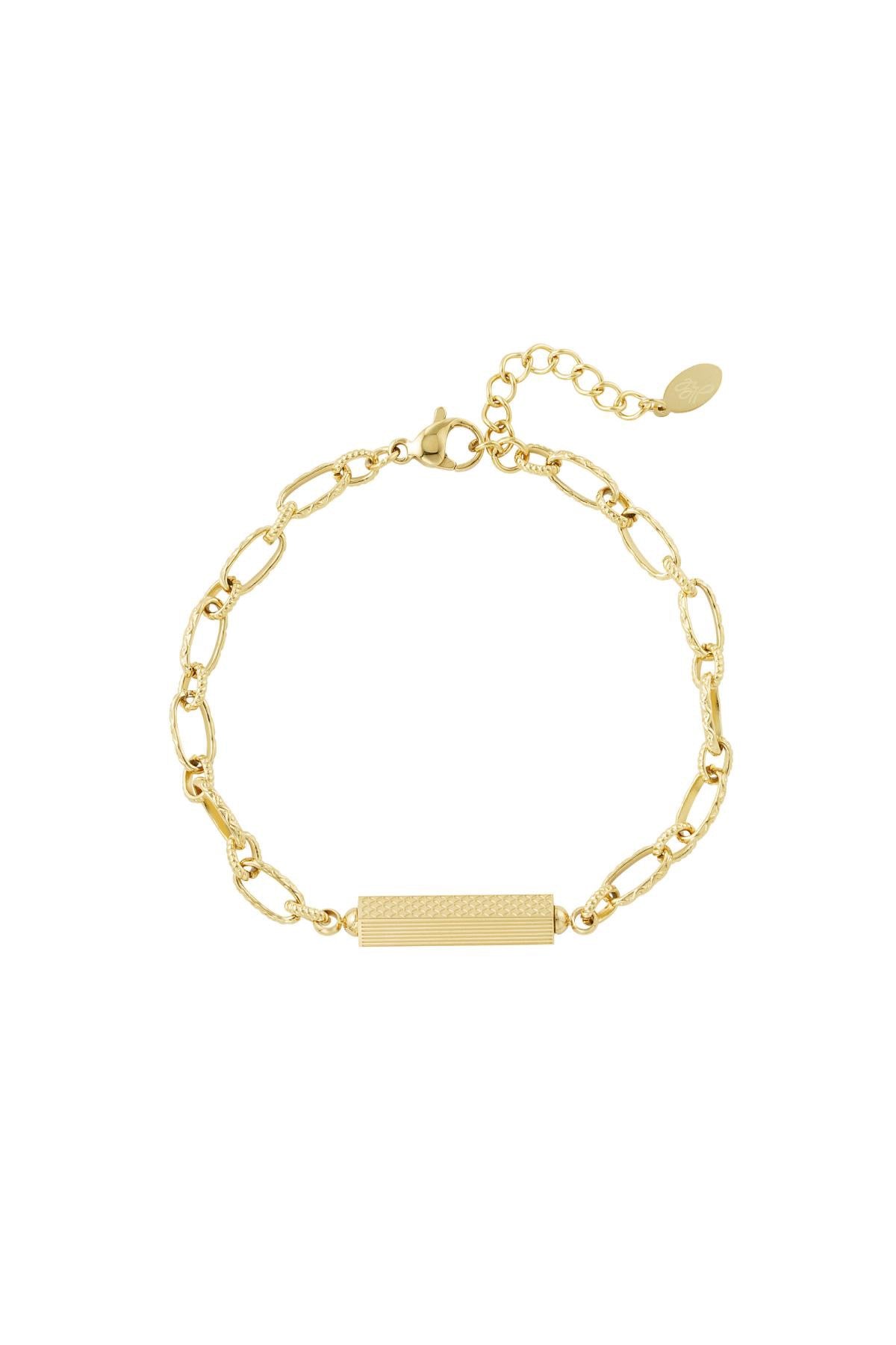 Armband schakel met bedel