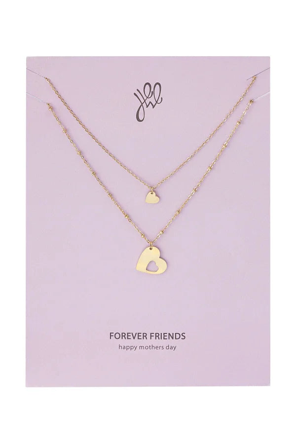 Set ketting hartjes 🌸 Moederdag inspiratie