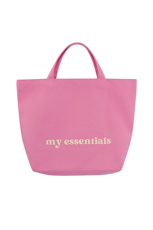 Canvas shopper - my essentials fuchsia