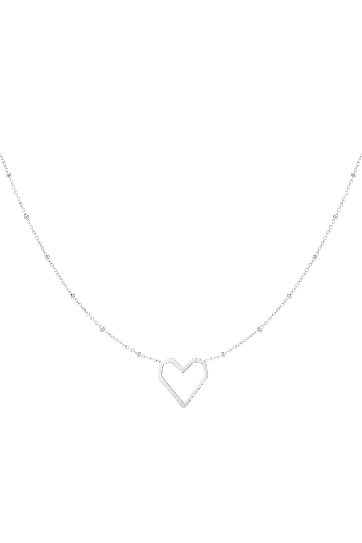 Ketting hart met dots