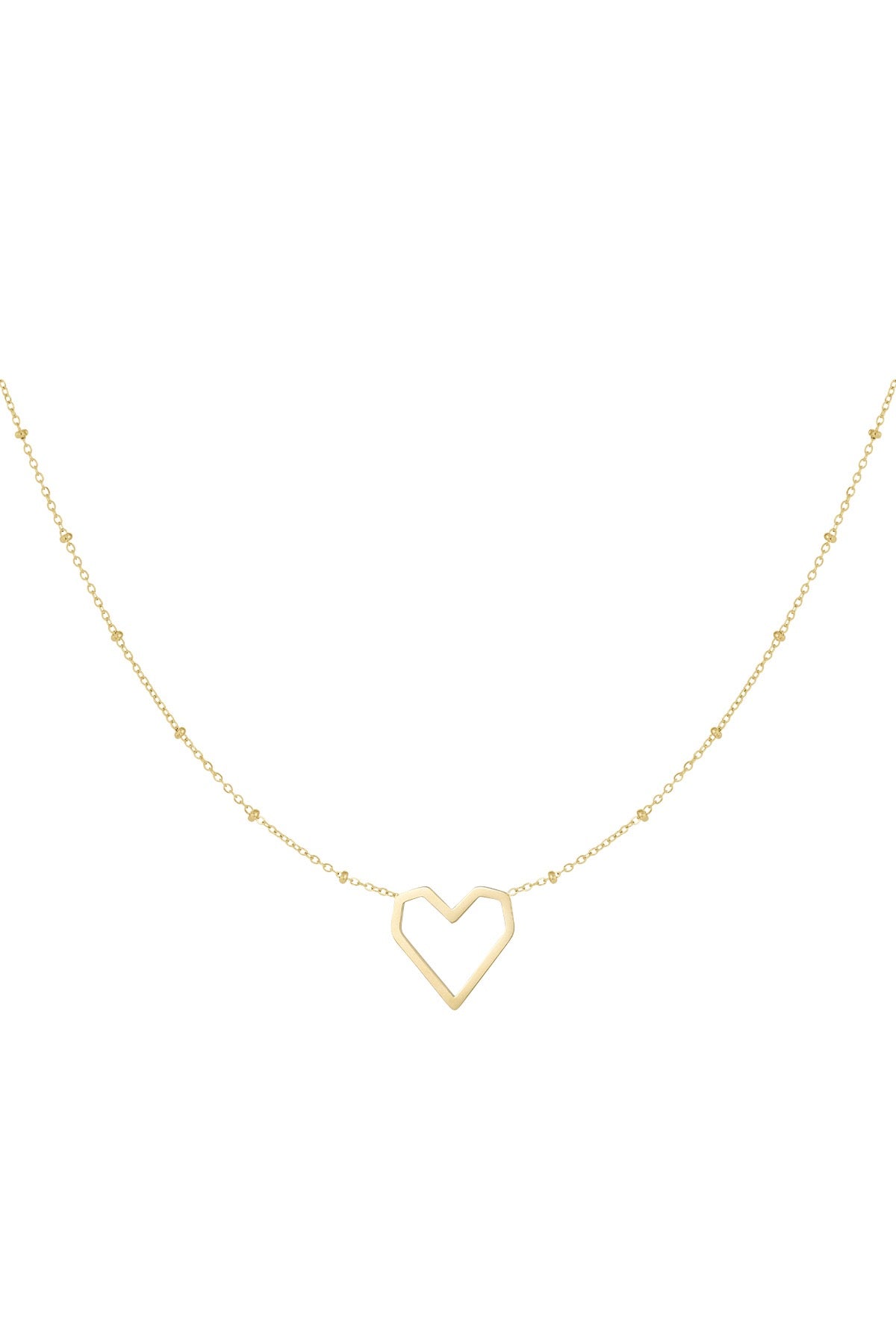 Ketting hart met dots