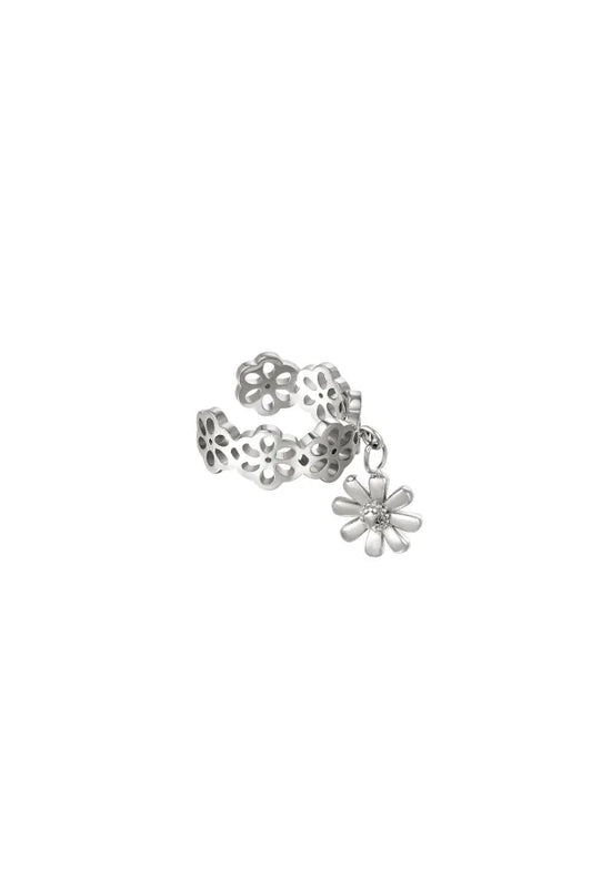 Earcuff bloem